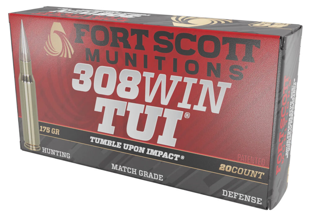 Fort Scott Munitions Tumble Upon Impact (TUI) Rifle 308 Win 175 gr Solid Copper Spun 20 rd