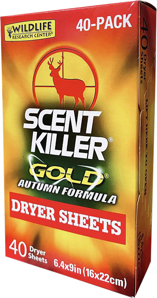 Wildlife Research Scent Killer Gold Autumn Dryer Sheets