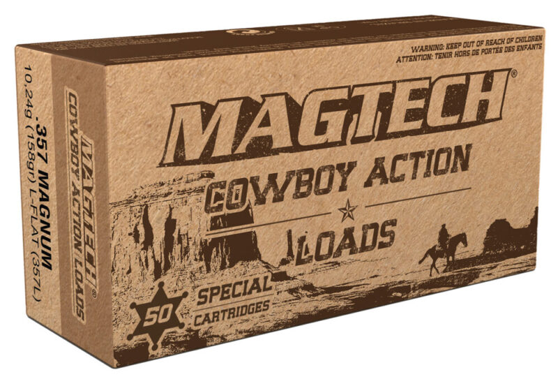 Magtech Cowboy Action Target 357 Mag 158 gr Lead Flat Nose 50 rd
