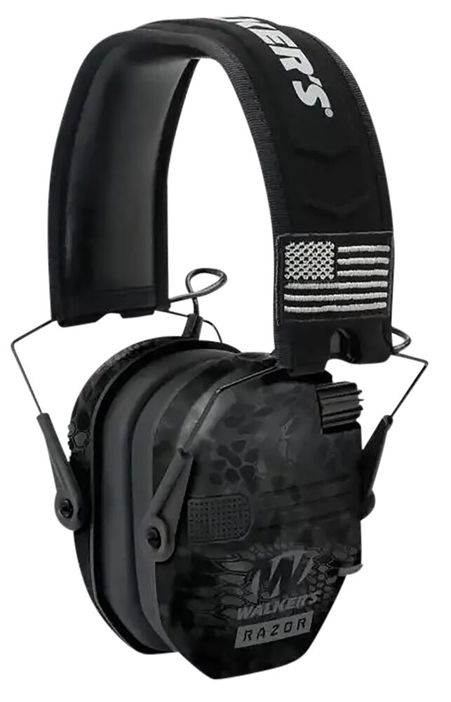 Walkers Game Ear Razor Patriot Slim Muff Kryptek Highlander/Black
