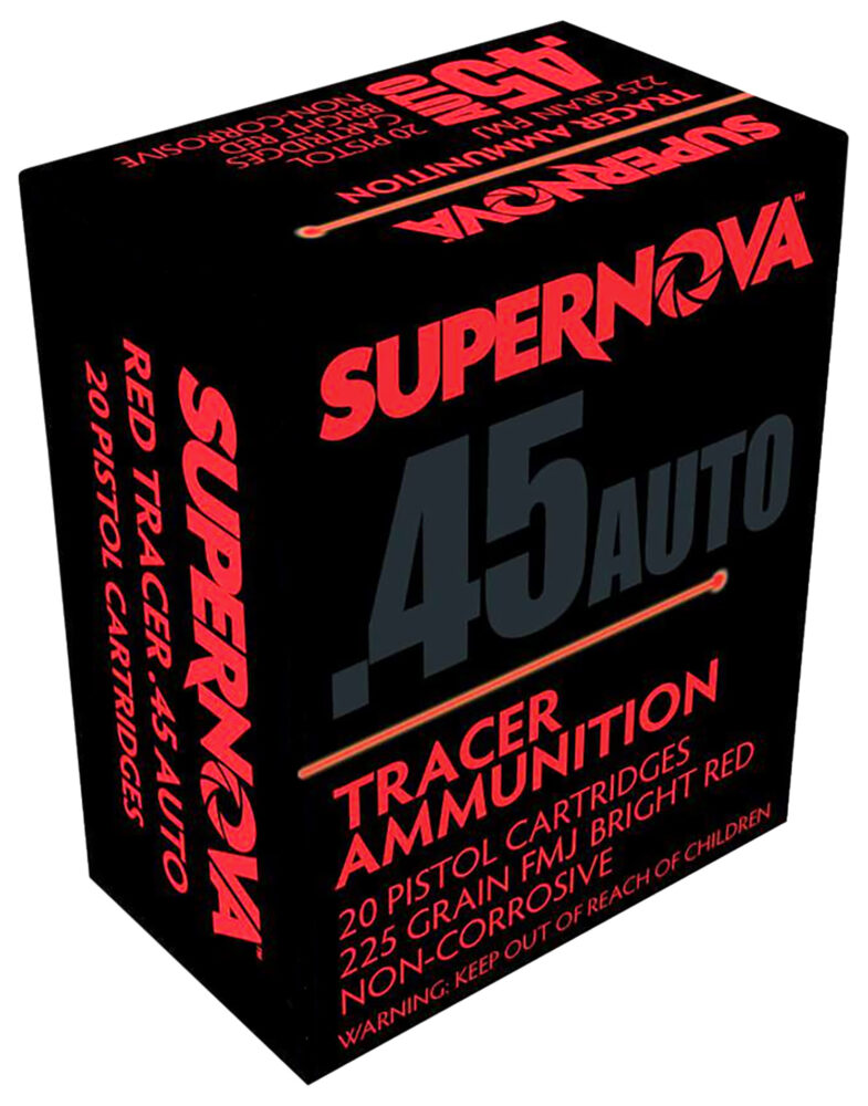 Eaa Red Tracer Non Corrosive 45 ACP 225 gr Full Metal Jacket 20 rd