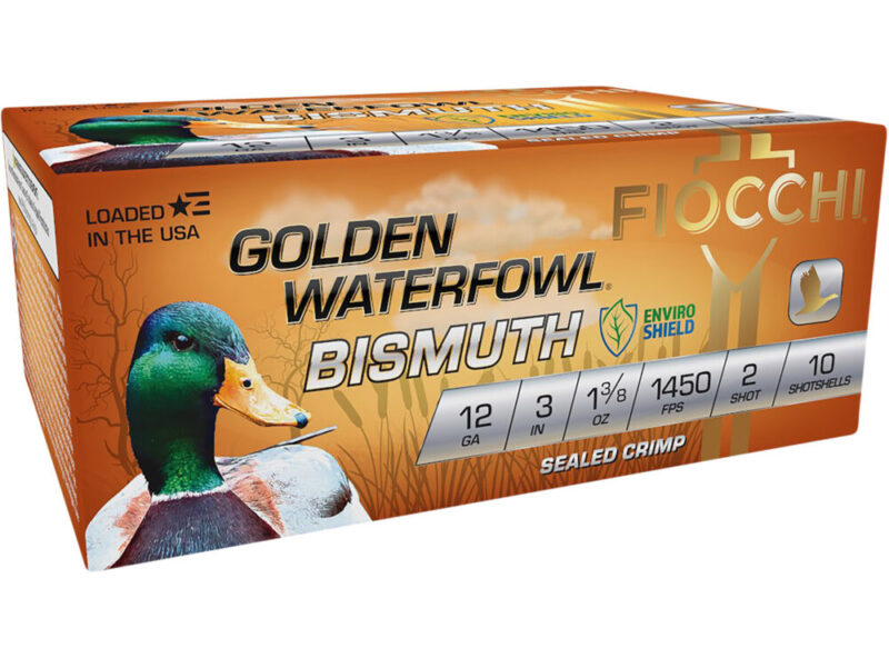 Fiocchi Ammunition Golden Waterfowl Bismuth 12 Gauge 10 rd