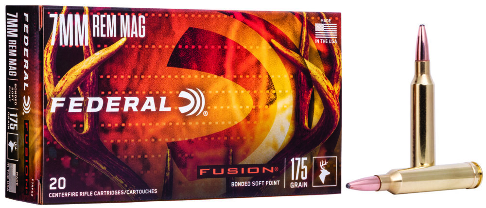 Federal Fusion Hunting Rem 175 gr Bonded Soft Point 20 rd 7mm