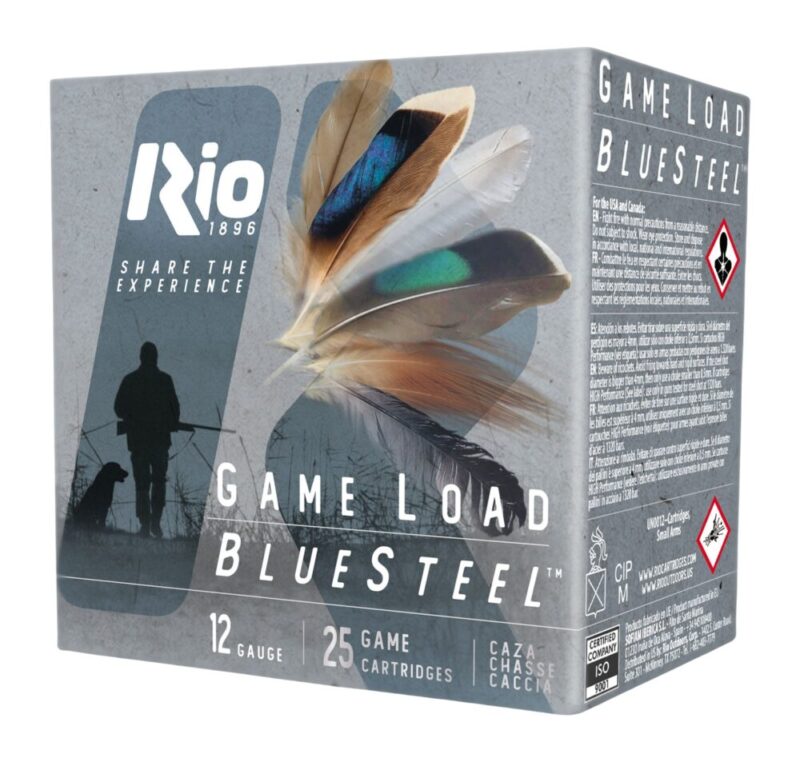 Rio Ammunition Game Load BlueSteel 12 Gauge 25 rd