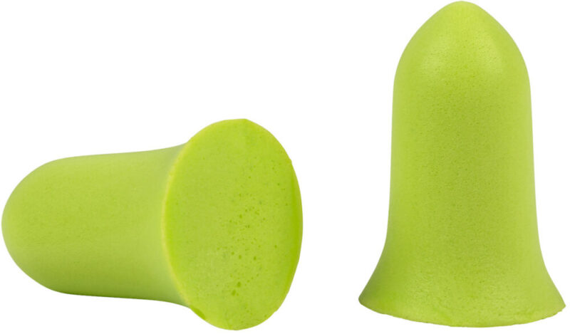 Allen Company Tapered Foam Ear Plugs Lime Green