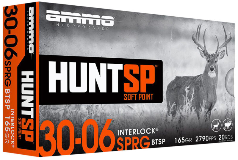 Ammo Incorporated Hunt 30-06 Springfield 165 gr Soft Point 20 rd