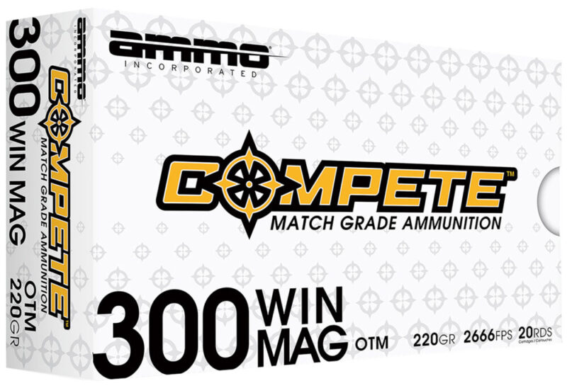 Ammo Incorporated Compete 300 Win Mag 220 gr Open Tip Match 20 rd