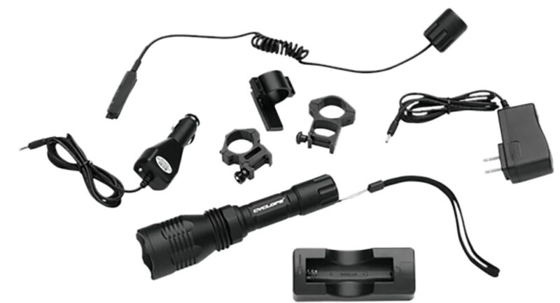 Cyclops Varmint Light 250 Lumen Green LED Black Anodized