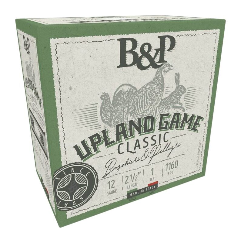 B&P AMMUNITION Upland Game Classic 12 Gauge 25 rd