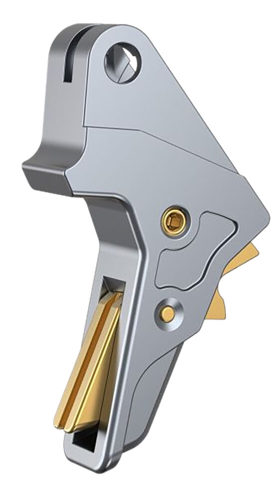 Tyrant CNC Tdmptrigfscgrey/gold Gray Fits S&w M&p Full-size & Compact