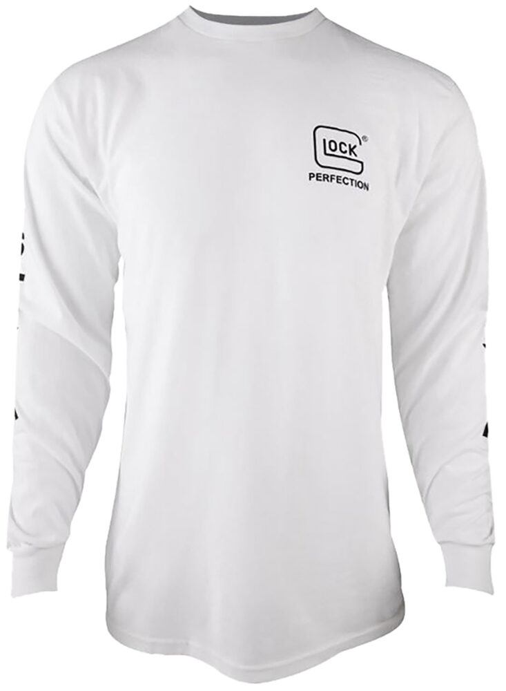 Glock Perfection Long Sleeve Tee White