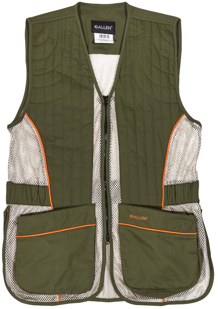 Allen Company Ace Shooting Vest Olive/Tan