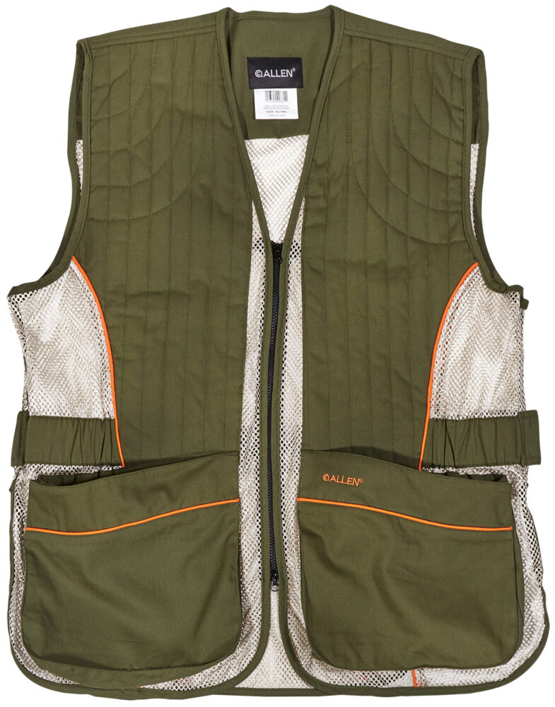Allen Company Ace Shooting Vest Olive/Tan