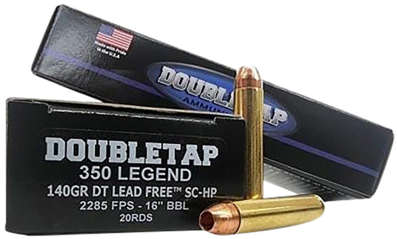 DoubleTap Ammunition 350l140x 350legend 140gr Dt Lead Free 20 Per Box/50 Case 350 Legend 140 gr 20 rd