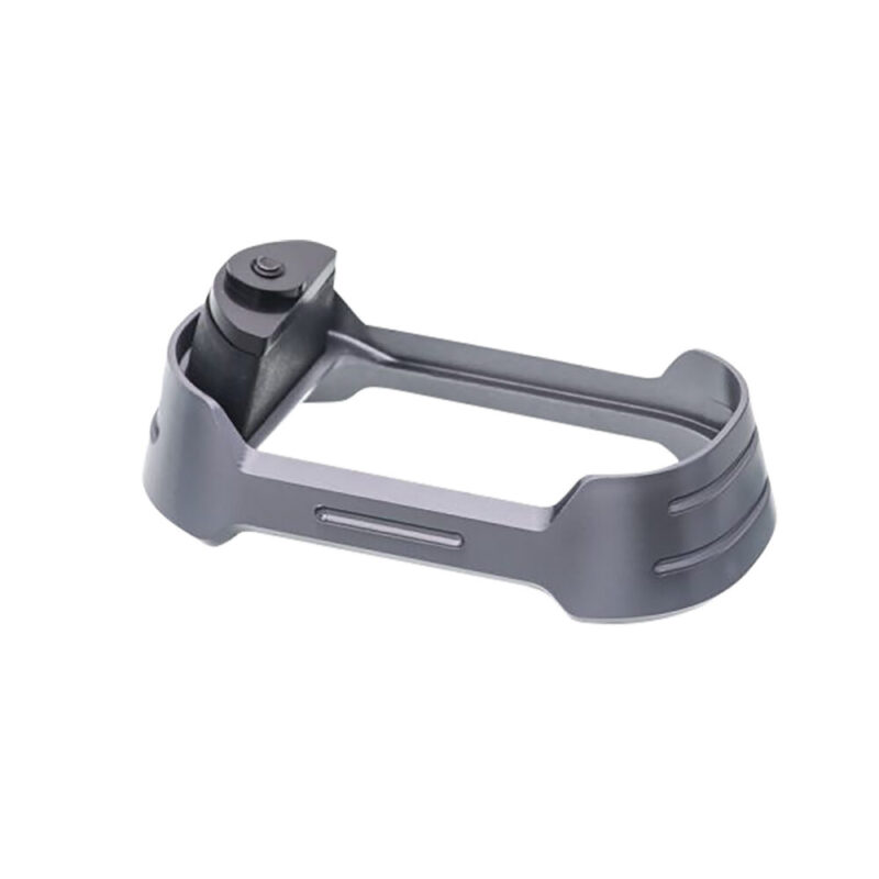 Tyrant CNC Tdg48mwgrey Magwell Fits Glock 43x/48 Grey Aluminum Anodized