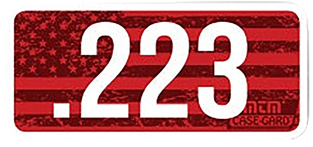 Mtm Case-gard Cl223 Ammo Caliber Labels Red