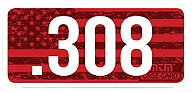 Mtm Case-gard Cl308 Ammo Caliber Labels Red