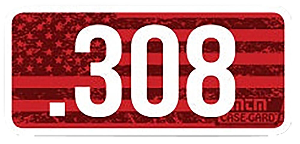 Mtm Case-gard Cl308 Ammo Caliber Labels Red