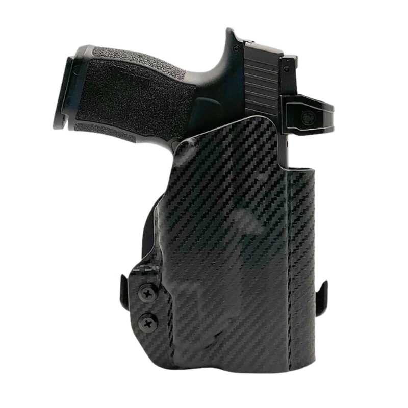 Rounded Gear Ssrp365tlr7cfrhowbpdl Paddle Holster Owb Black Carbon Fiber Kydex Fits Sig P365 Right Hand
