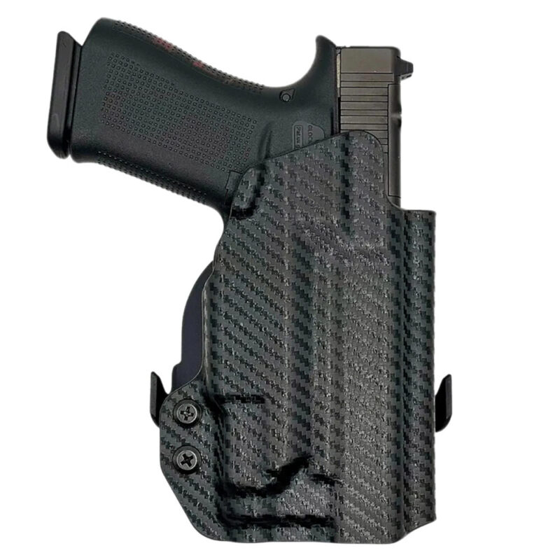 Rounded Gear Glkg4348tlr7cfrhowbpdl Paddle Holster Owb Black Carbon Fiber Kydex Fits Glock 43/48 Right Hand