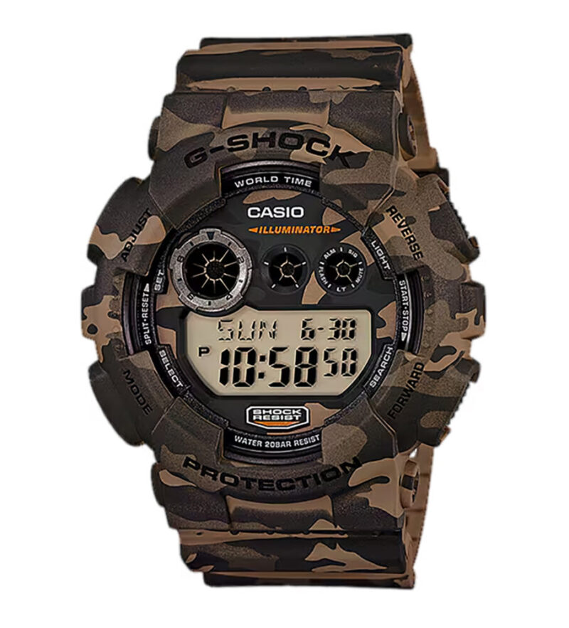 G-shock/vlc Distribution Gshock Gd120cm5cr Woodland Camo Digital Camo