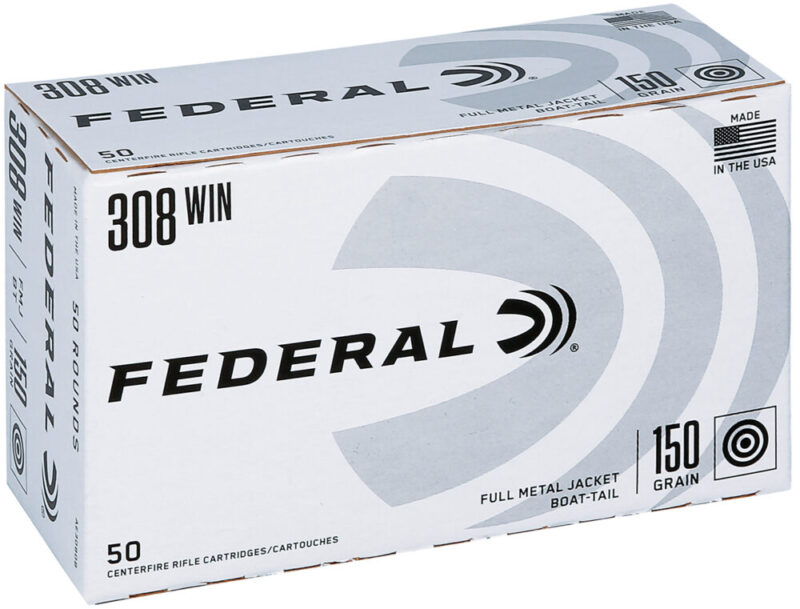 Federal American Eagle 308 Win 150 gr Full Metal Jacket 50 rd