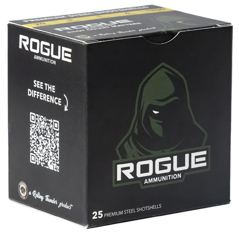 Rogue Ammunition Ra-20-1-6s 20gauge 1oz 6shot 25 Per Box/10 Case 20 Gauge 25 rd