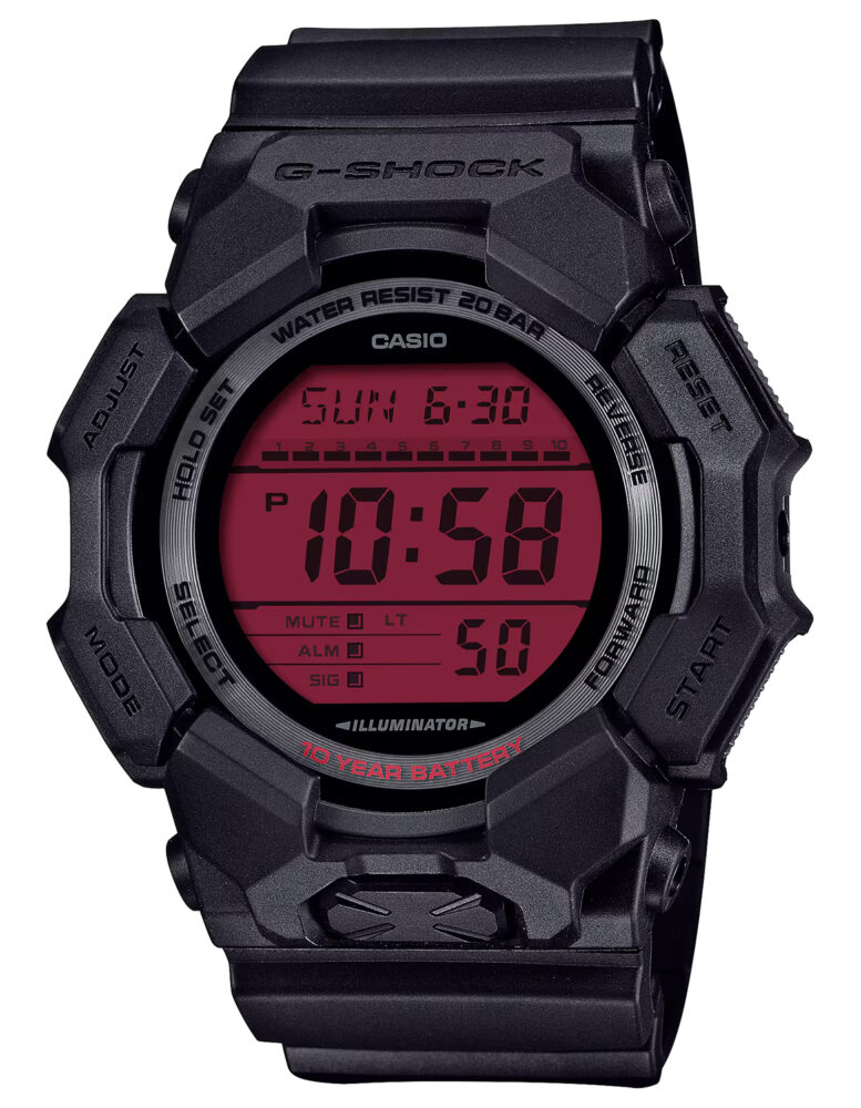 G-shock/vlc Distribution Gshock Gd010bbr1cr Digital Movement Blk/red