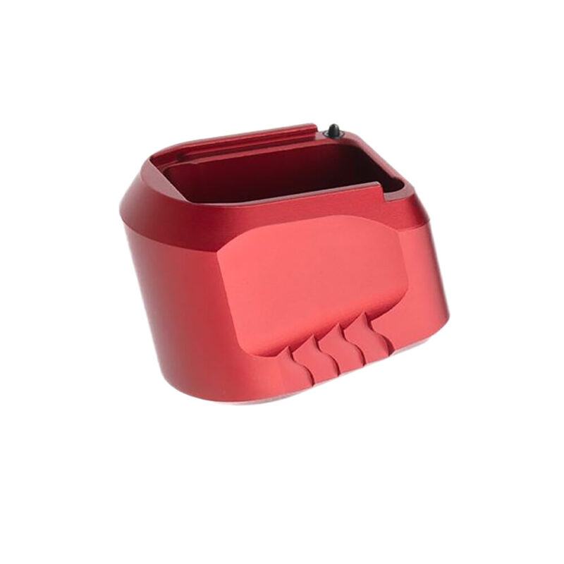 Tyrant CNC Tdmpmagexfsred Magazine Extension Fits S&w M&p 9/40 5rd Compatible W/ Full-size M&p 1.0/2.0 Frames Red Aluminum