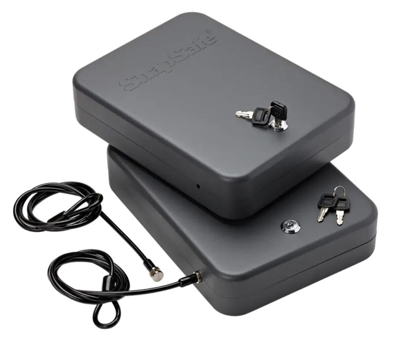 SnapSafe Lock Box Keyed Alike Black