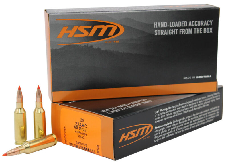 Hsm Varmint 22 ARC 60 gr V-Max 20 rd