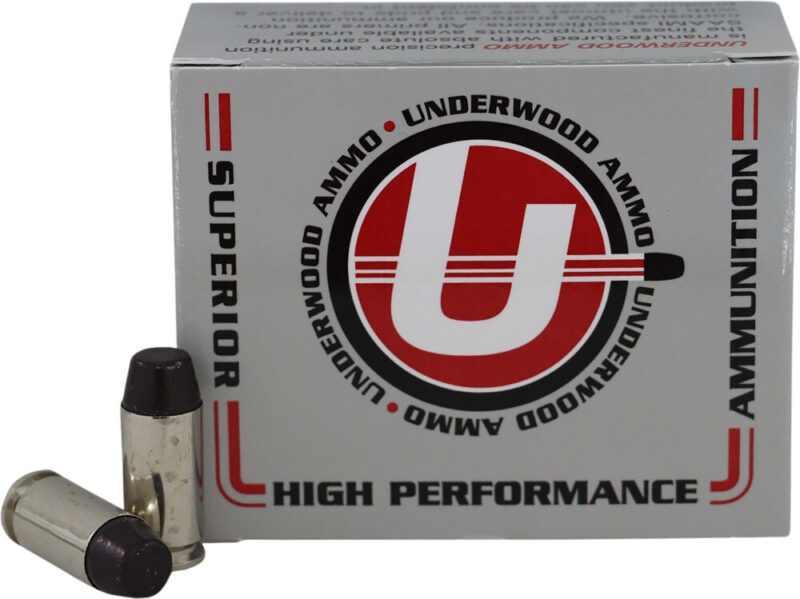 Underwood Ammo 740 40s&w 200gr Hard Cast Flat Nose 20 Per Box/10 Case 40 S&W 200 gr 20 rd