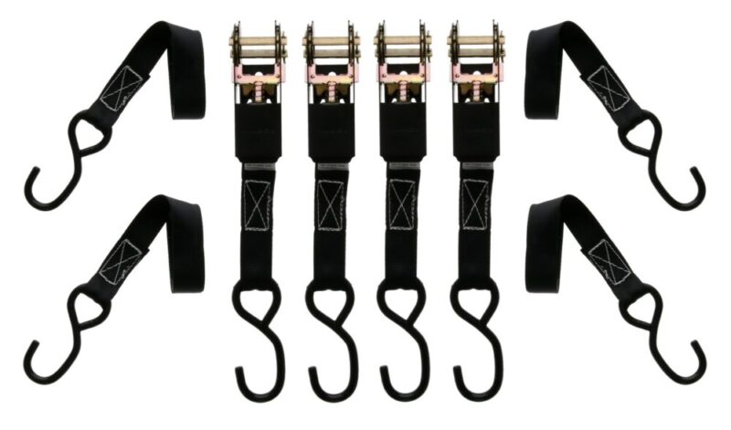 Walkers Game Ear Muddy Mud-sdrs10-4pk 1″x10’std Duty Ratchet Strap