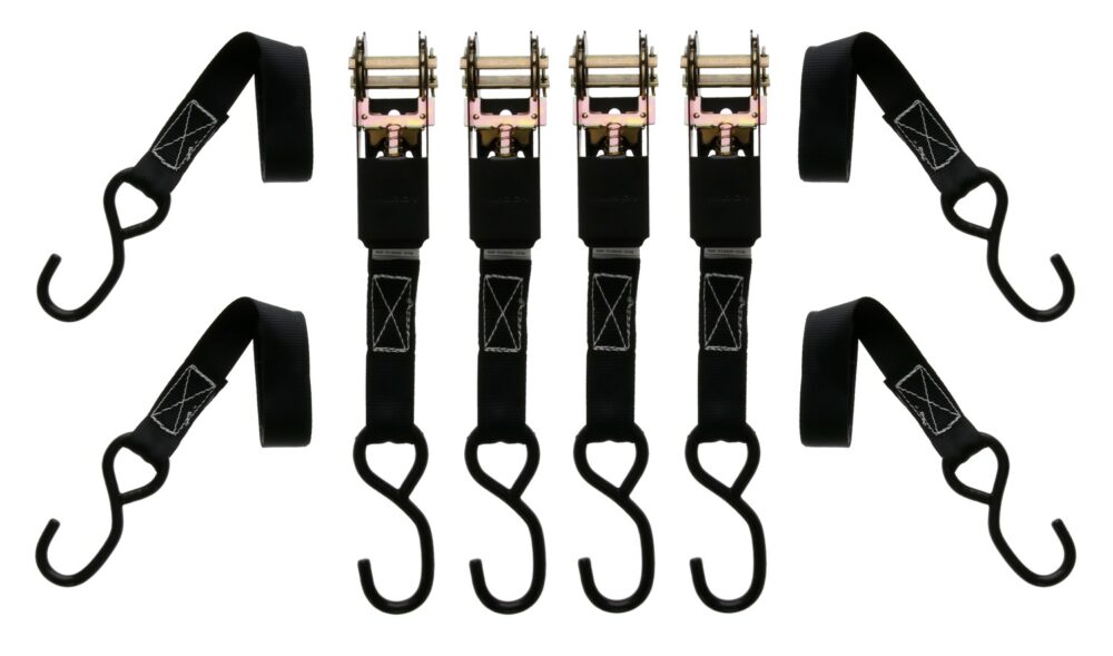 Walkers Game Ear Muddy Mud-sdrs10-4pk 1″x10’std Duty Ratchet Strap