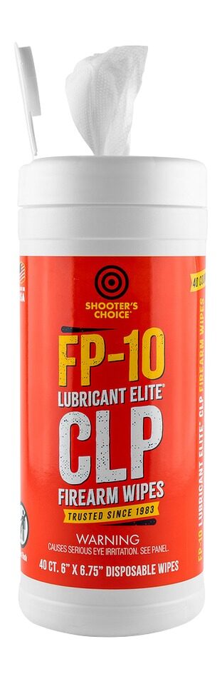 Shooter’s Choice Shooters Shf-40c-fp10 Fp-10 Lubricant Elite Wipes