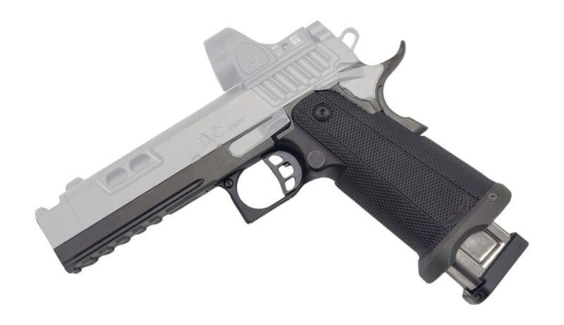Icarus Precision Icarus Ds_1911_fs_blk Dbl Stack 1911 Grip