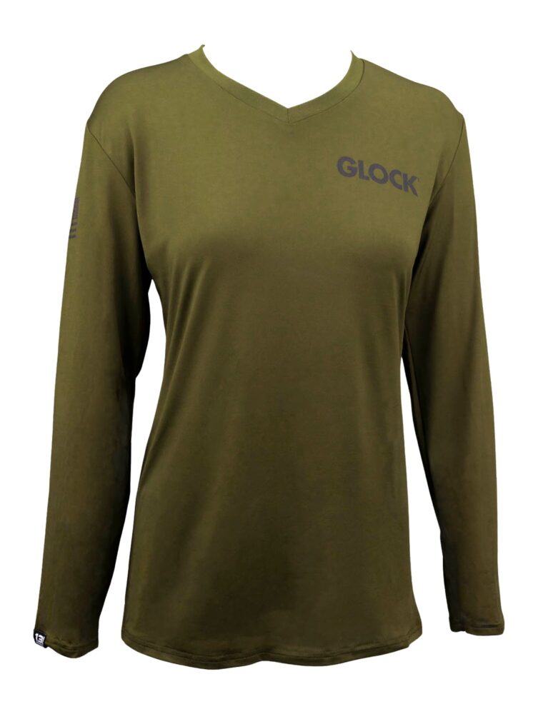 Glock Glk Ap96428 Ladies Performance Shirt Grn L