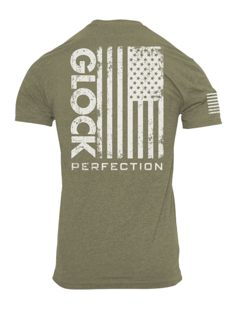Glock Glk Ap96402 Perfection Flag Tee 3xl Grn