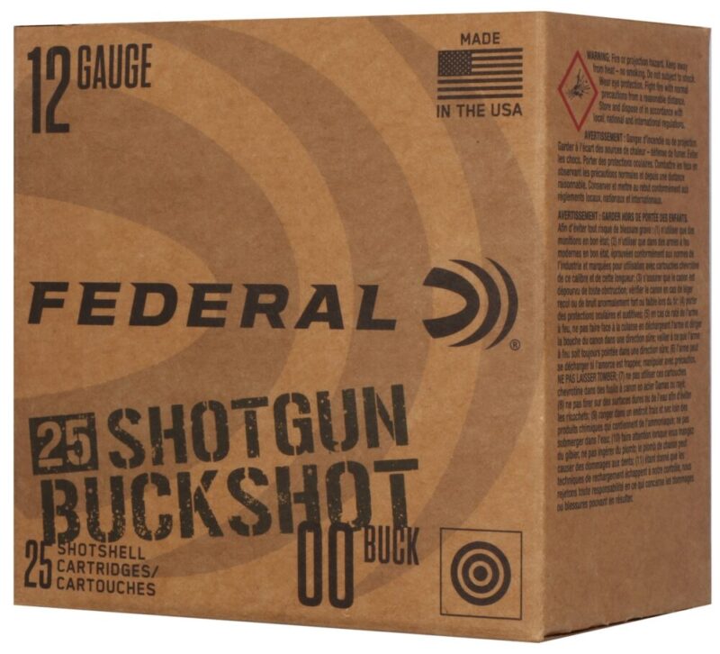 Federal Fed F12bk2500 12 2-3/4″ Max 9 00bk 25/10