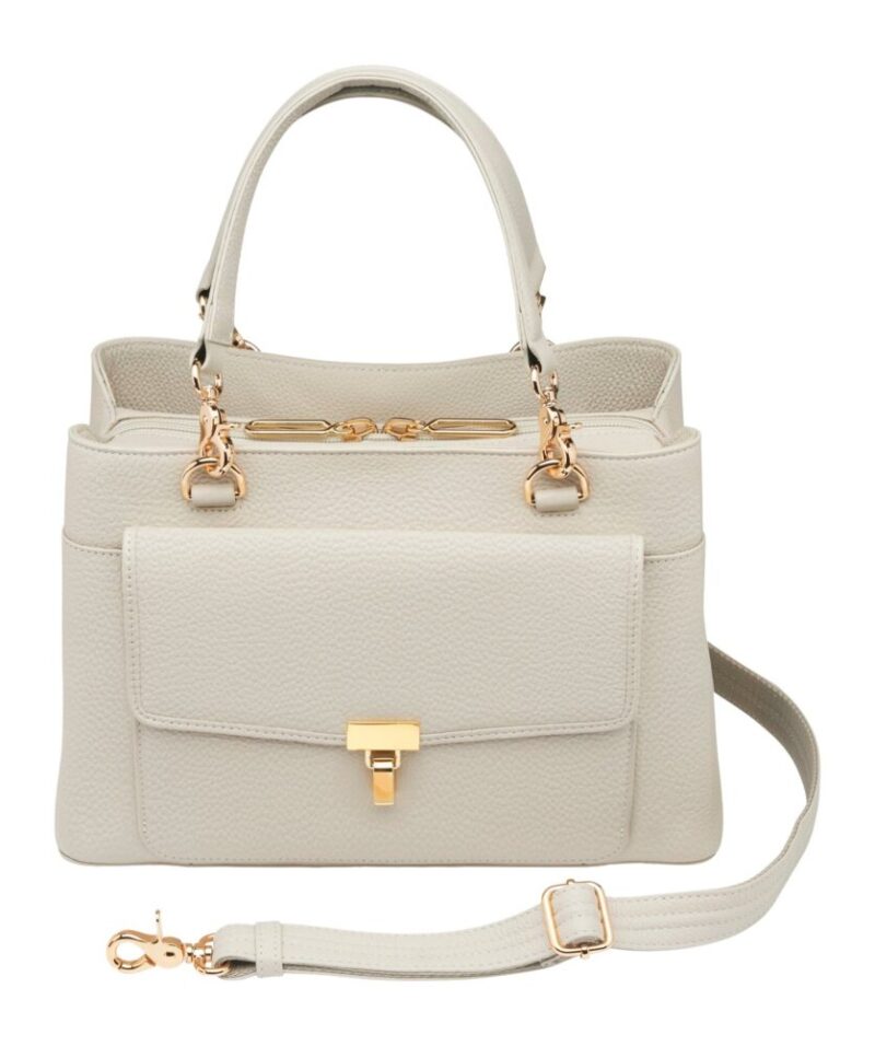 Kingport Industries Llc Gtm Gtm-32/ Pb Bone Large Satchel Crossbody-cow