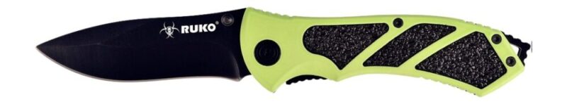 Rynoblade Knives Ruko Ruk0061hg 440a 3-1/4″hiviz Grn Folding