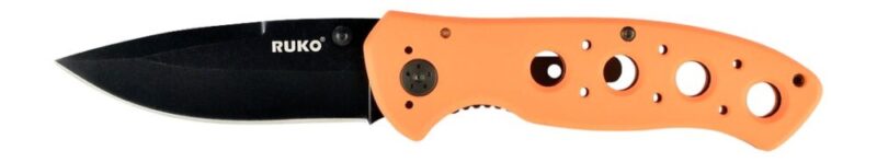 Rynoblade Knives Ruko Ruk0075bz-cs 440a 3-1/4″blaze Orange Folding