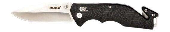 Rynoblade Knives Ruko Ruk0188bk-cs 420a 3.5″rescue Gfr Folding