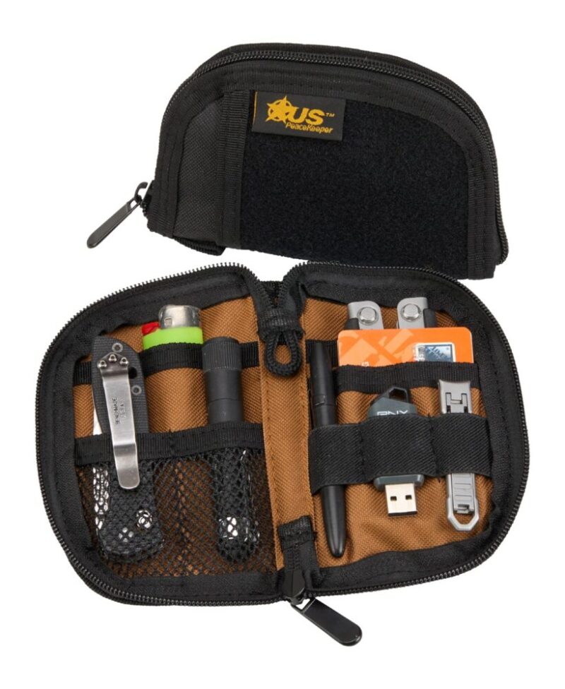 US PeaceKeeper Usp P22039 Edc Pocket Organizer Blk/tan