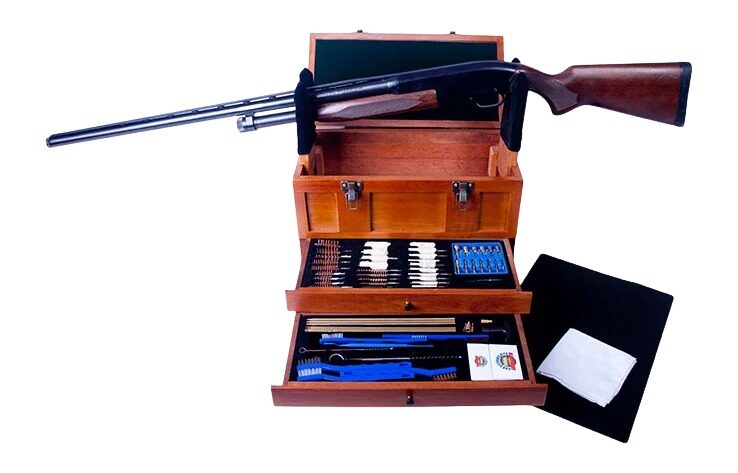 Dac Tbx 96-w 63pc Unv Gun Cln Kit Wooden Box