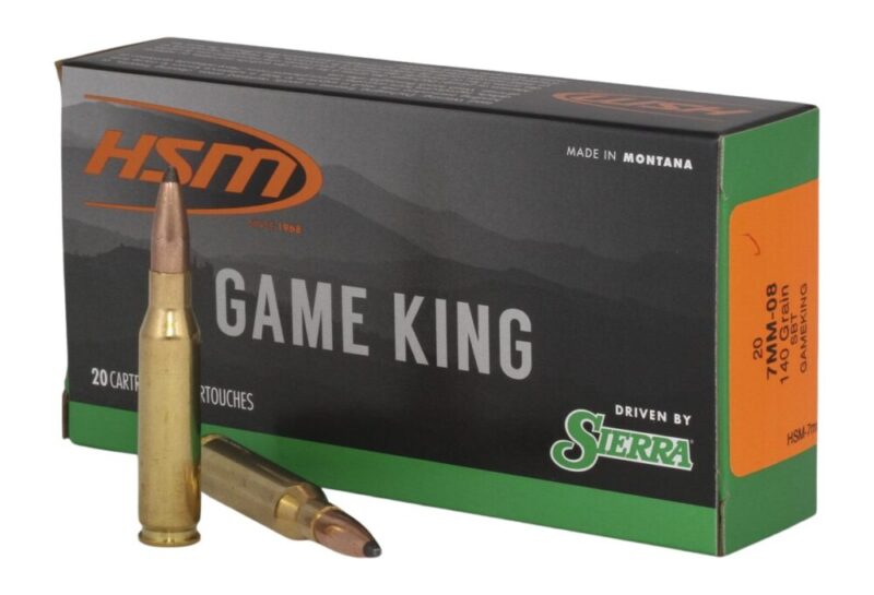 Hsm Game King Hunting 7mm-08 Rem 140 gr 20 rd