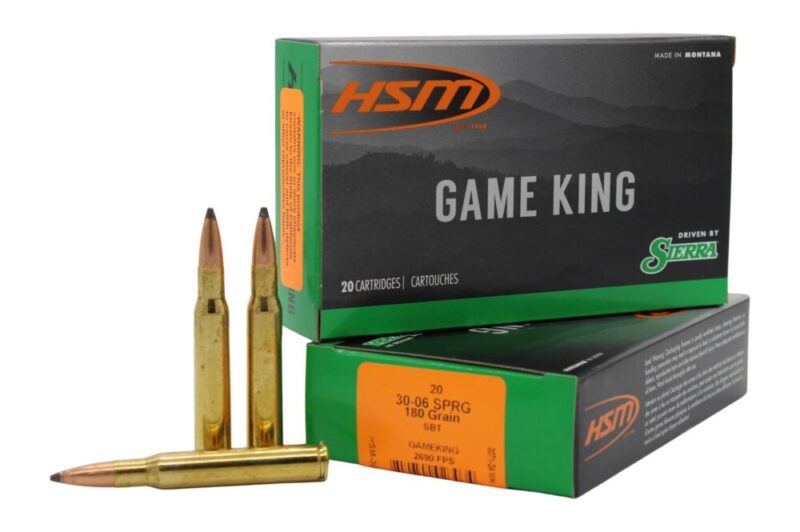 Hsm Game King Hunting 30-06 Springfield 180 gr 20 rd
