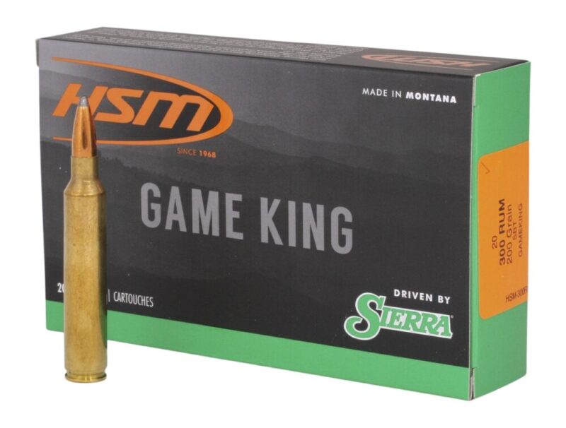 Hsm Game King Hunting 300 Win Mag 200 gr 20 rd