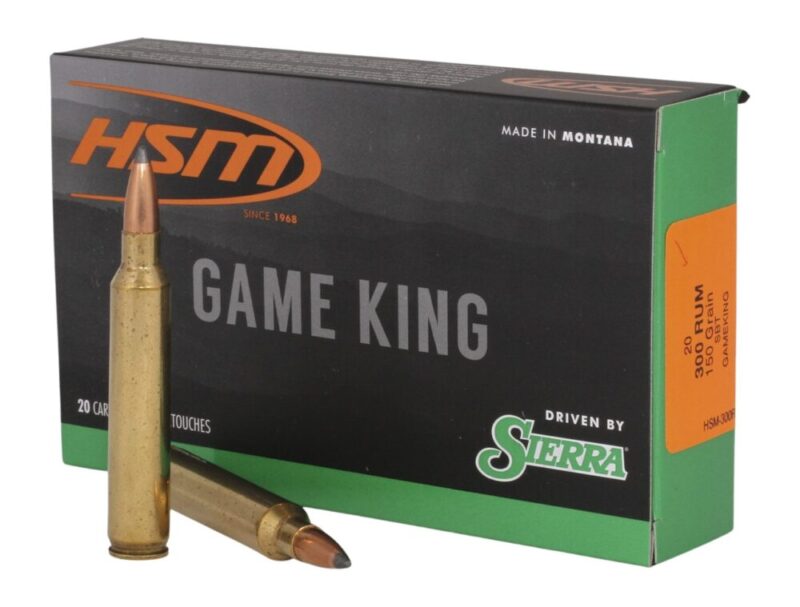 Hsm Game King Hunting 300 RUM 150 gr 20 rd