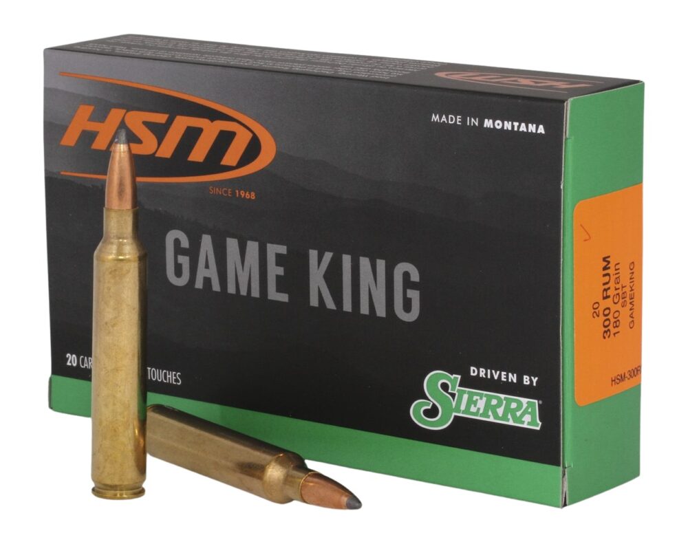 Hsm Game King Hunting 300 RUM 180 gr 20 rd
